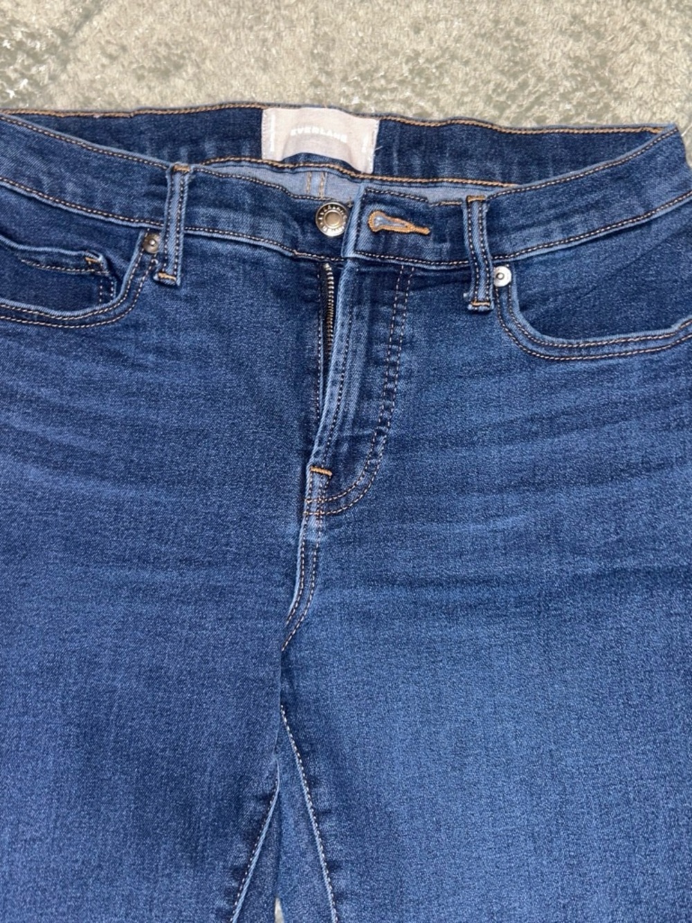 Everlane Dark Blue High-Rise Women's Jeans